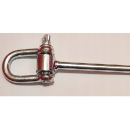 Sūpynių tvirtinimo kablys M12/200 su apkabomis