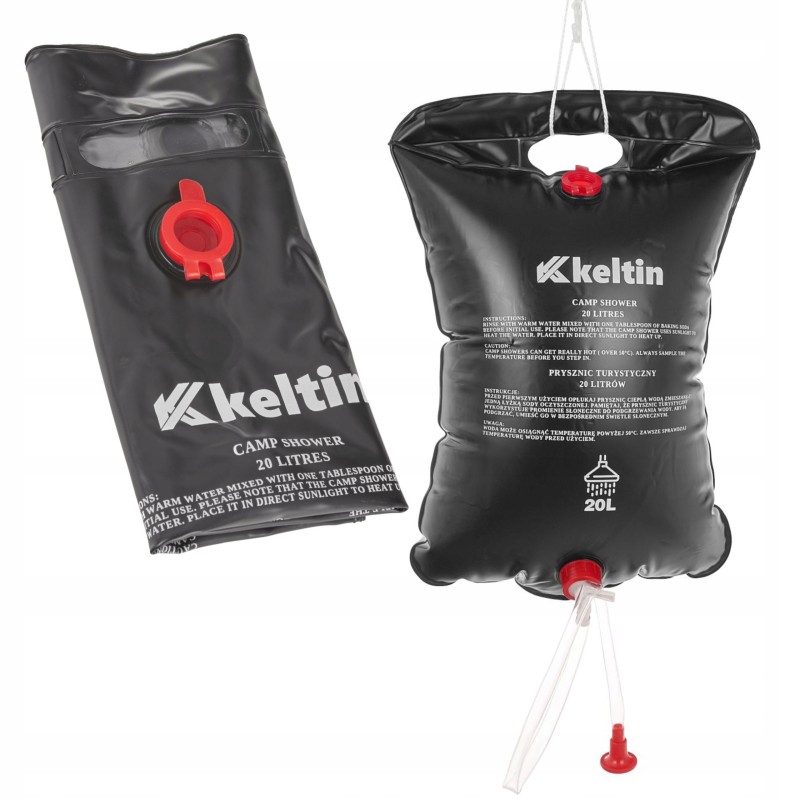 Turistinio saulės kempingo dušas, lauko keliautojas, 20l, Keltin K00400