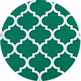 Apvalus pagalvės užvalkalas 35cm maroko žalia