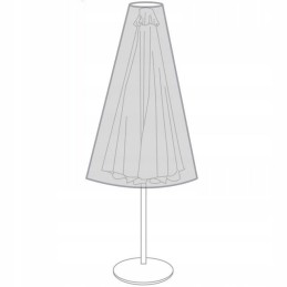 Užvalkalas sodo džiovyklei, 3m PVC skėtis