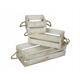 Dekoratyvinė dėžutė nudažyta baltai!