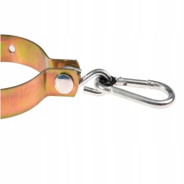 sūpynių kabliukas, spaustukas su karabinu fi80 ovalus