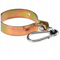 sūpynių kabliukas, spaustukas su karabinu fi80 ovalus