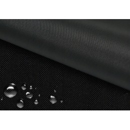 Dėmėms atspari dygsniuota kėdės pagalvė, terasa be kaklaraiščių, 35x35, juoda