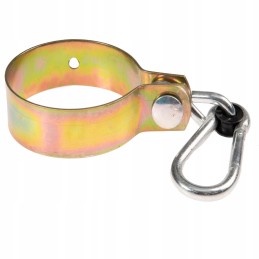 siūbavimo kabliukas, spaustukas su karabinu, fi120, ovalus