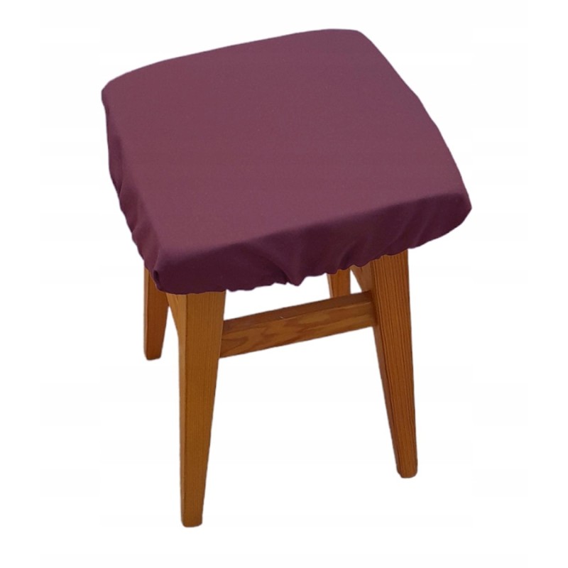 Kvadratinė dėmėms atspari pagalvė 30x30 bordo