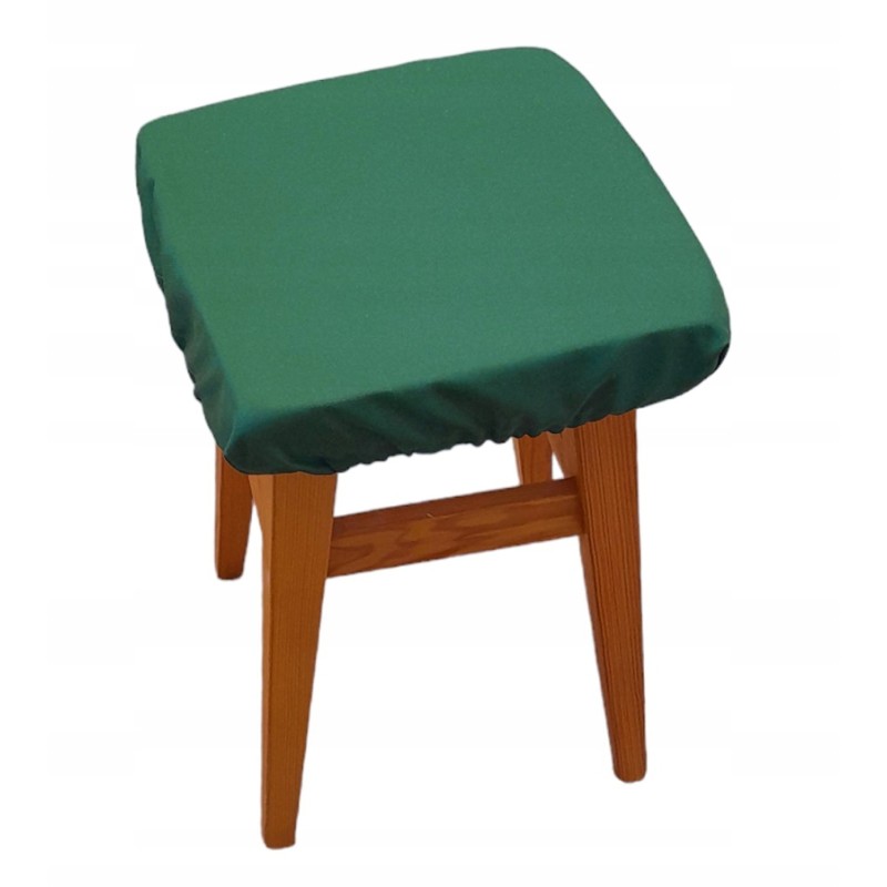 Kvadratinė dėmėms atspari pagalvė 30x30 tamsiai žalia