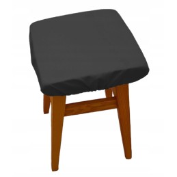 Kvadratinė dėmėms atspari pagalvė 30x30 juoda