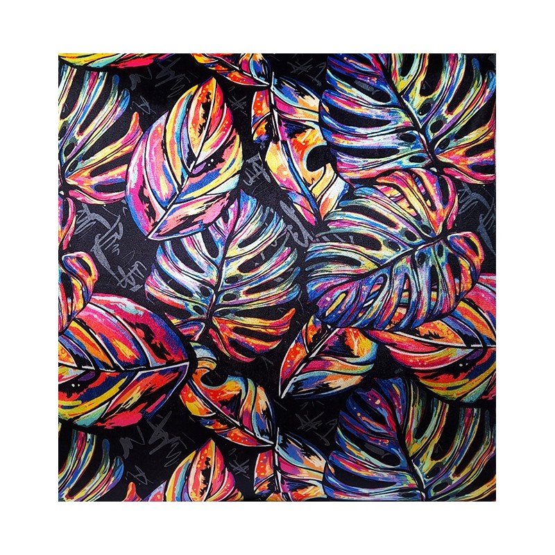 Kvadratinė dėmėms atspari pagalvė su užvalkalu 30x30 monstery neon