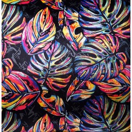 Kvadratinė dėmėms atspari pagalvė su užvalkalu 30x30 monstery neon