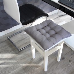 Pagalvėlė su virvelėmis taburetei, dygsniuota sodo kėdė, 40x40 cm, surišta