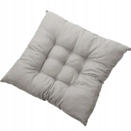 Pagalvėlė su virvelėmis taburetei, dygsniuota sodo kėdė, 40x40 cm, surišta