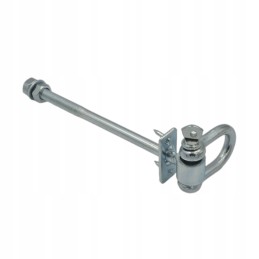 Sūpynių kablys 12 x 200 mm su apkabomis ir kaiščiais