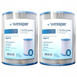 2x Bestway siurblio filtro įdėklas, tipas II 58094