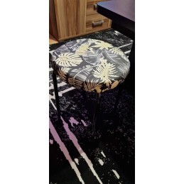 Dėmėms atspari apvali išmatų pagalvėlė 32cm juoda