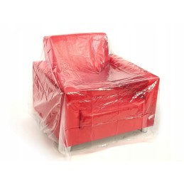 Plastikinė apsauginė folija 50 mikronų storio 1-vietei sofai