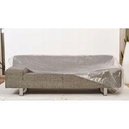 Plastikinė apsauginė folija 50 mikronų storio 1-vietei sofai