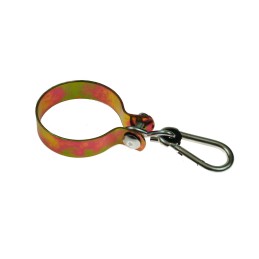 Spaustuvas sūpynių tvirtinimui skersmuo 80 mm + karabinas