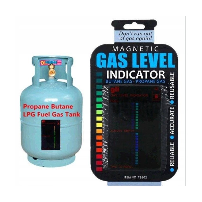 Dujų lygio indikatorius daugkartinio naudojimo 11 kg propano butano balione