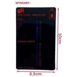 Dujų lygio indikatorius daugkartinio naudojimo 11 kg propano butano balione