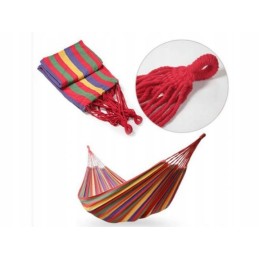 Spalvingas vienvietis hamakas - 2 spalvos