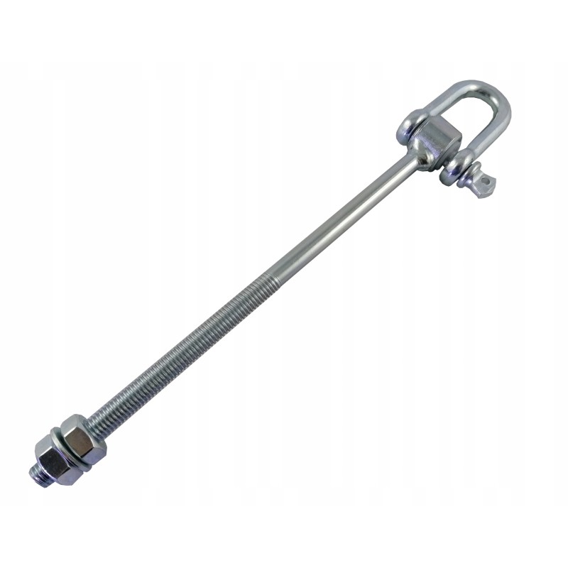 Sūpynių kablys su apkabomis ir smaigaliais m10 260 mm