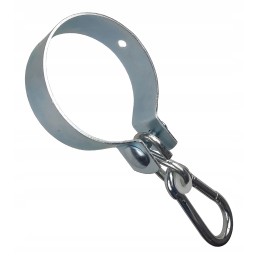 Sūpynių tvirtinimas, sūpynės kablio spaustukas, 100 mm, cinkuotas