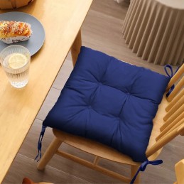 Tamsiai mėlyna dekoratyvinė pagalvė