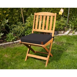 Sėdynės pagalvėlė sodo kėdei/juoda