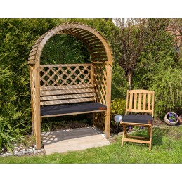 Sėdynės pagalvėlė sodo kėdei/juoda