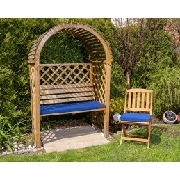 Sėdynės pagalvėlė sodo kėdei / tamsiai mėlyna