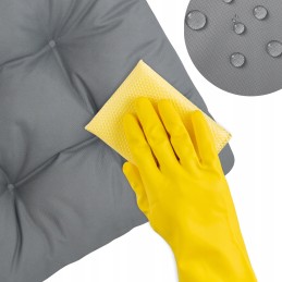 Neperšlampama pagalvėlė 40x40 cm, pririšta prie sodo kėdės, spalvų pasirinkimas