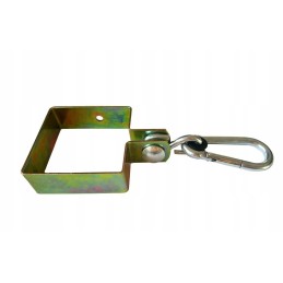 Spaustuvas sūpynėms tvirtinti 90 x 90 mm + karabinas