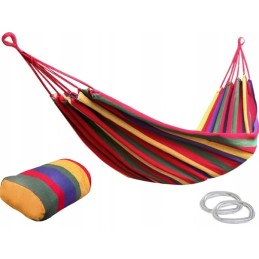 Hamakas, sodo rokeris, sūpynės + užvalkalas + virvės