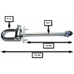 Sūpynių kabliukas su pančius