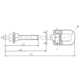 Sūpynių kabliukas su pančius