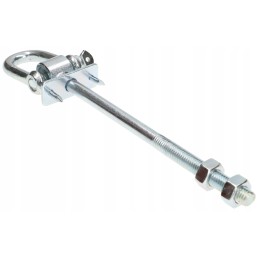 Sūpynių kablys su apkabomis ir kaiščiais m12x190 mm