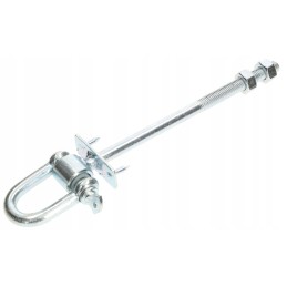 Sūpynių kablys su apkabomis ir kaiščiais m12x190 mm