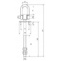 Kabliukai naudojami sūpynių konstrukcijoje pakabinti grandinę ar virvę.