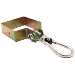 Sūpynių spaustukas 100x100 su karabinu