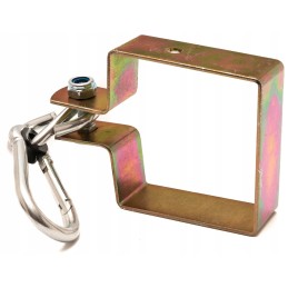 Sūpynių spaustukas 100x100 su karabinu