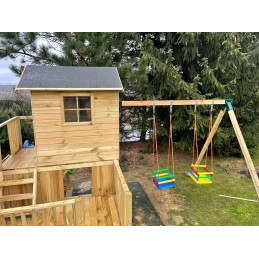 Sūpynių spaustukas, rankena. 120 kvadratų montavimas