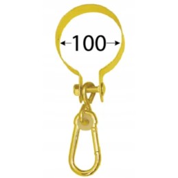 Kabliuko laikiklis MHO 100mm Domax sūpynių tvirtinimui prie apvalių sijų