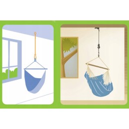 Įsukamas tvirtinimas sūpynėms mha130 130 mm