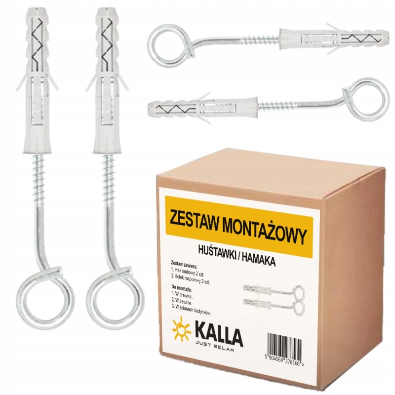 Hamako sūpynių laikiklio lubų kabliukai x 2