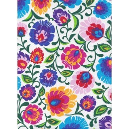 Apvali pagalvėlė taburetei iš kol. - baltos spalvos