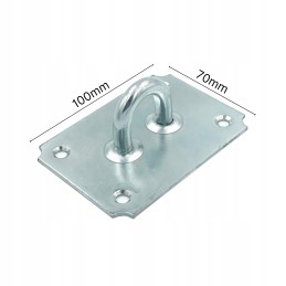 Tvirtinimas prie lubų, cinkuotas kablio laikiklis