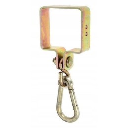 Gnybtų laikiklis, skirtas tvirtinti prie svyruojamosios sijos 90x90 mm