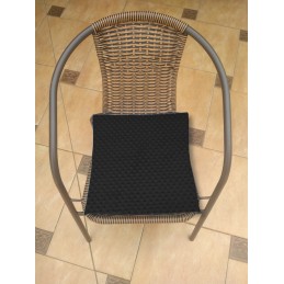 Kėdės pagalvėlė b/w 38x38 minky black