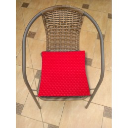 Kėdės pagalvėlė b/w 38x38 minky red
